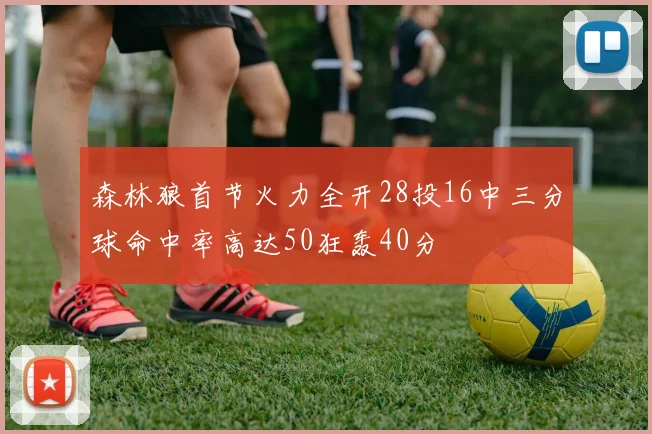 森林狼首节火力全开28投16中三分球命中率高达50狂轰40分